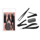 SET 5PCS MANICURE PEDICURE NERO
