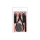 CONJUNTO 5PCS MANICURA PEDICURA PRETO