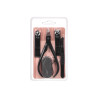 SET 5PCS BLACK MANICURE PEDICURE