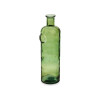 BOTELLA DECORATIVA VIDRIO STAMP 45CM VERDE