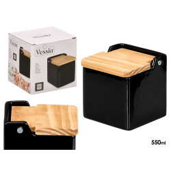 SPARGISALE QUADRATO NERO COPERCHIO