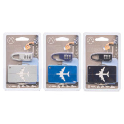 ENSEMBLE CADENAS IDENTIFICATEUR VALISE ASSORTI 3 C
