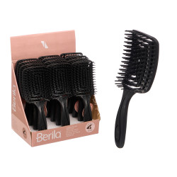 SPAZZOLA CAPELLI RETTANGOLARE NERA