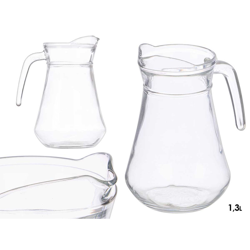 CARAFE VERRE 1,3 L AVEC ANSE