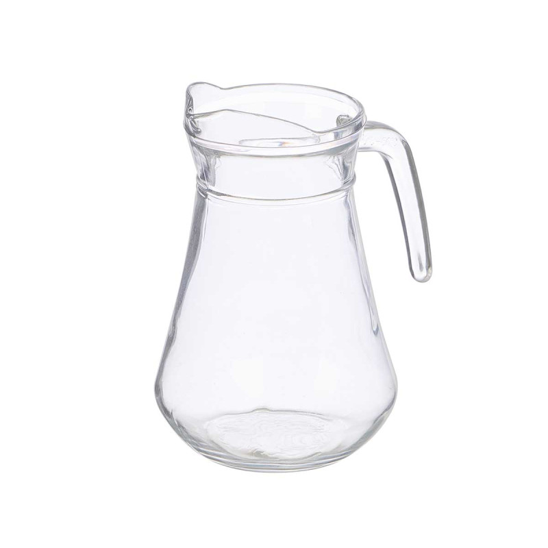 GLASS JUG 1,3 L WITH HANDLE