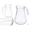 GLASS JUG 1 L WITH HANDLE