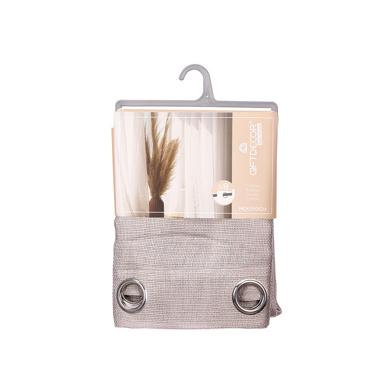 CORTINA GRIS RELIEVE