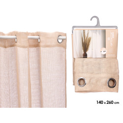 CORTINA BEIGE RELIEVE