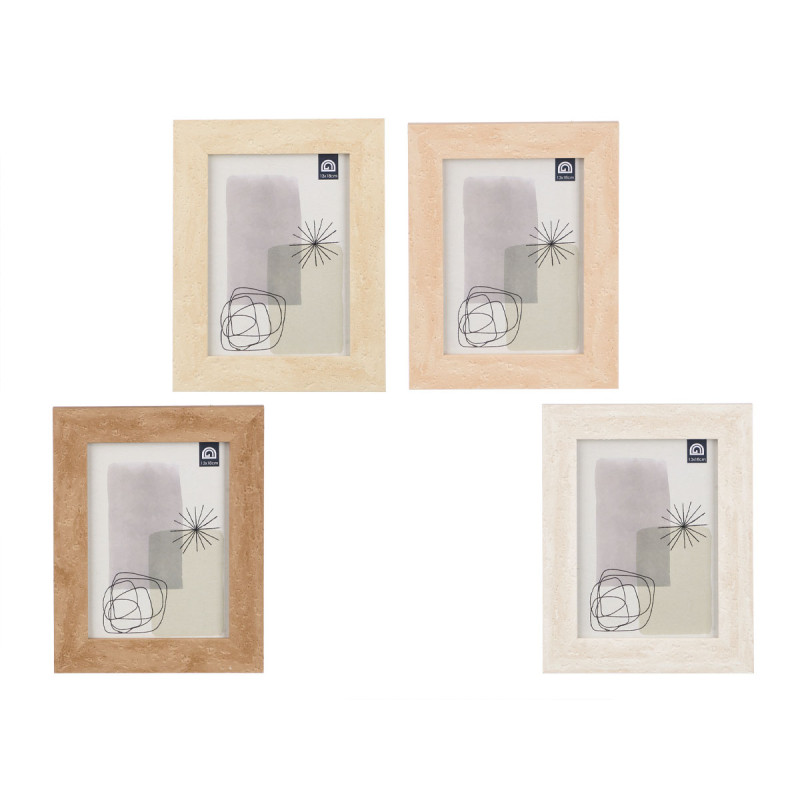 PHOTO FRAME STONE EFFECT 13X18 ASSORTED 4