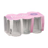 SET 6 GLASSES LINES 190ML