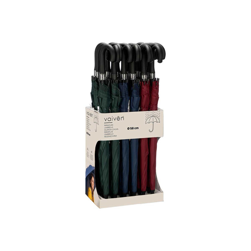 AUTOMATIC LONG UMBRELLA ASSORTED NEUTRALS