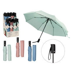 PARAPLUIE PLIANT DROIT AUTOMATIQUE ASSORT PASTELS