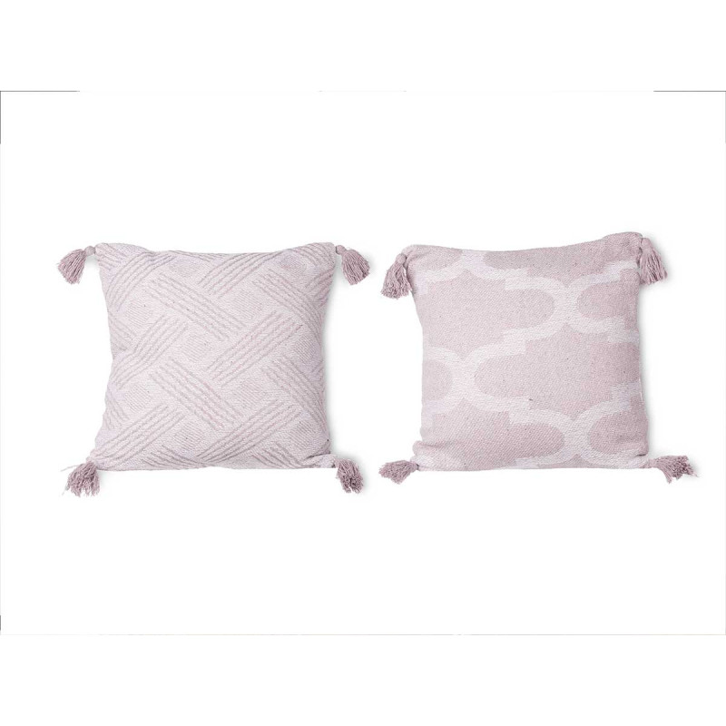 ALMOFADA JACQUARD CINZENTA 45X45 CM SORT 2
