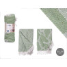 COUVRE-LIT POLYVALENT JACQUARD VERT 125X150CM ASR2