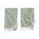 COUVRE-LIT POLYVALENT JACQUARD VERT 125X150CM ASR2