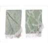 MANTA MULTIUSOS JACQUARD VERDE 120X150CM SORT 2