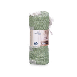 COUVRE-LIT POLYVALENT JACQUARD VERT 125X150CM ASR2