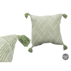 COUSSIN JACQUARD VERT 45X45 CM ASSORT 2
