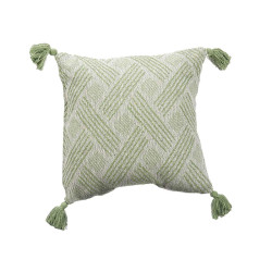 COUSSIN JACQUARD VERT 45X45 CM ASSORT 2