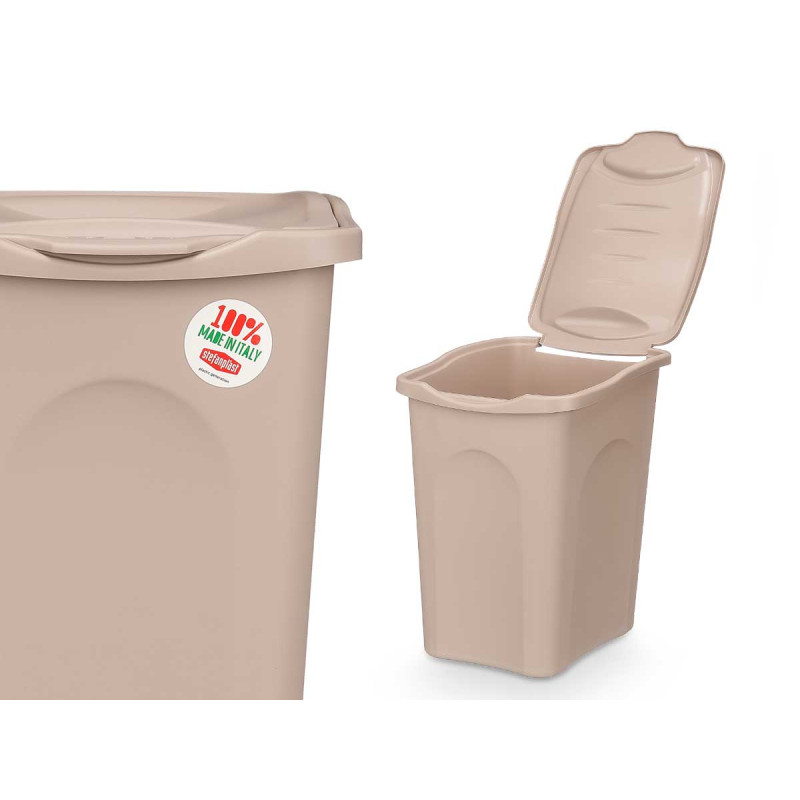 CAIXA MULTIUSOS PRIMAVERA 25L CASTANHA