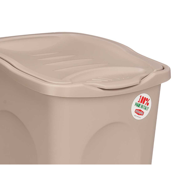 CAIXA MULTIUSOS PRIMAVERA 25L CASTANHA