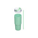 COPO COM PALHINHA 450ML SORT 2 AZUL VERDE