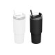 COPO COM PALHINHA 750ML SORT 2 BRANCO PRETO