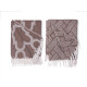 MULTIUSO JACQUARD MARRON 125 X 150 CM SURT 2