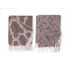 MULTIUSO JACQUARD MARRONE 125 X 150 CM ASSORT 2