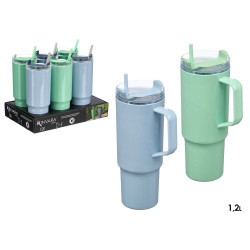 PALHINHA PEGA VIDRO 1200ML SORT 2 AZUL VERDE