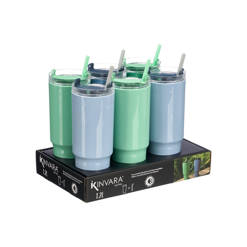 PALHINHA PEGA VIDRO 1200ML SORT 2 AZUL VERDE