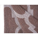 COUVRE-LIT POLYVALENT JACQUARD BRUN 125X150CM ASR2