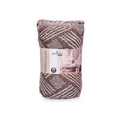 MULTIUSO JACQUARD MARRONE 180 X 220 CM ASSORT 2
