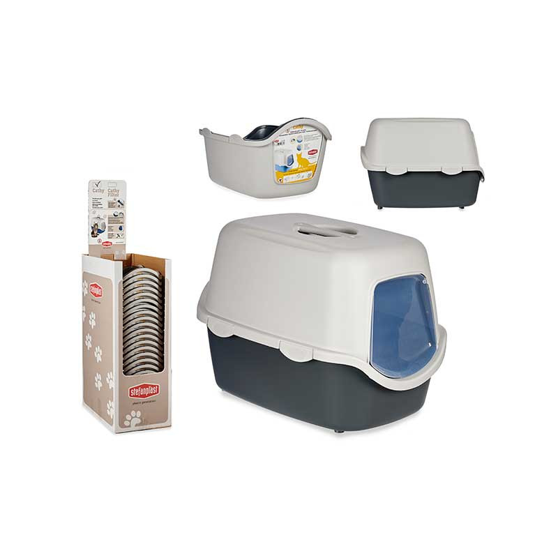 CAIXA AREIA PLASTICO COBERTA ANTRACITE C