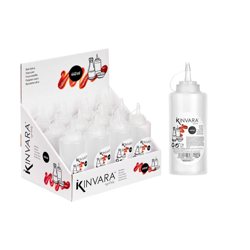FRASCO PLASTICO PARA MOLHO 440 ML