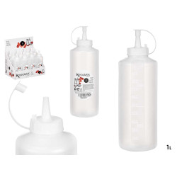 FRASCO PLASTICO PARA MOLHO 1000ML