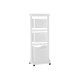 CESTO ROUPA PLASTICO 3 ALTURAS RODAS BRANCO 