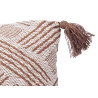 ALMOFADA JACQUARD CASTANHA 45X45 CM SORT 2