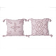 CUSCINO GRIGIO RICAMATO 45X45 CM ASSORT 3