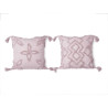 CUSCINO GRIGIO RICAMATO 45X45 CM ASSORT 3