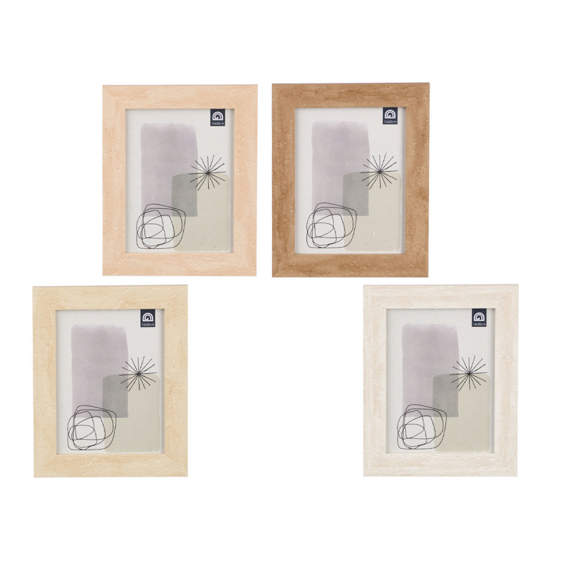 PHOTO FRAME STONE EFFECT 15X20 ASSORTED 4
