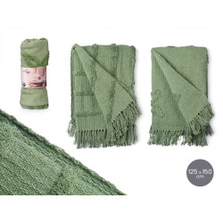 MULTIUSO BORDADO VERDE 125 X 150 CM SURT 3