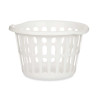 ROUND BASKET 40CM DIAM WHITE OPENWORK 