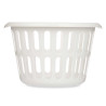 ROUND BASKET 40CM DIAM WHITE OPENWORK 