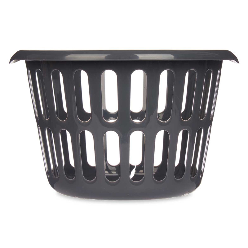ROUND BASKET 40CM DIAM ANTHRACITE OPENWORK 