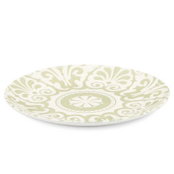 PLATO AZAHAR POSTRE VERDE 19CM