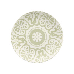 PLATO AZAHAR POSTRE VERDE 19CM