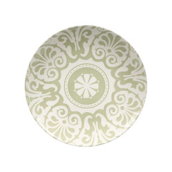ASSIETTE AZAHAR CREUSE VERTE 20CM