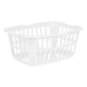 RECTANGULAR BASKET 58X42CM DIAM WHITE OPENWORK 