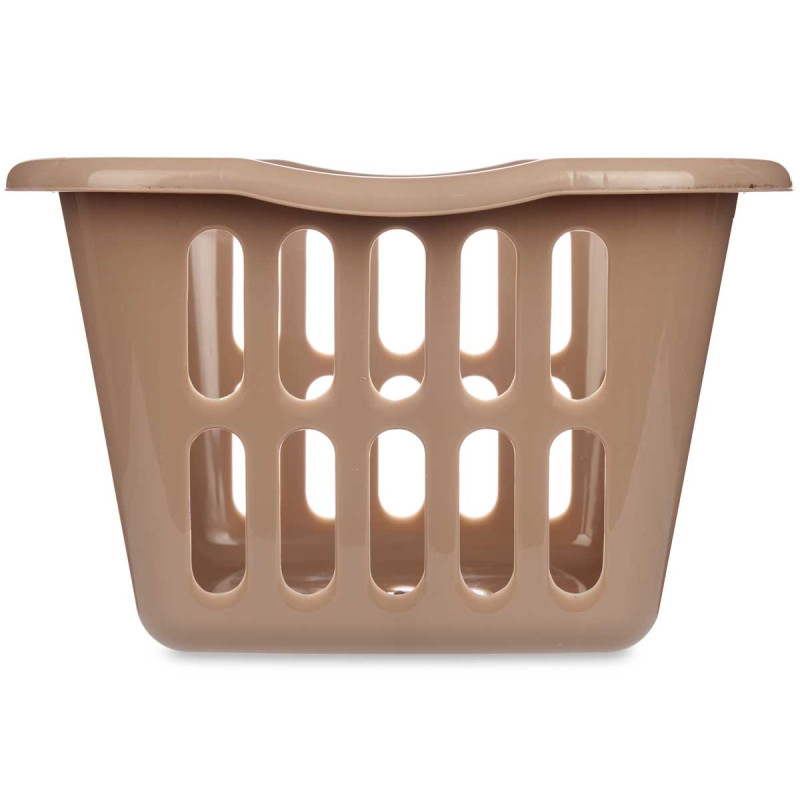 RECTANGULAR BASKET 58X42CM DIAM TAUPE OPENWORK 
